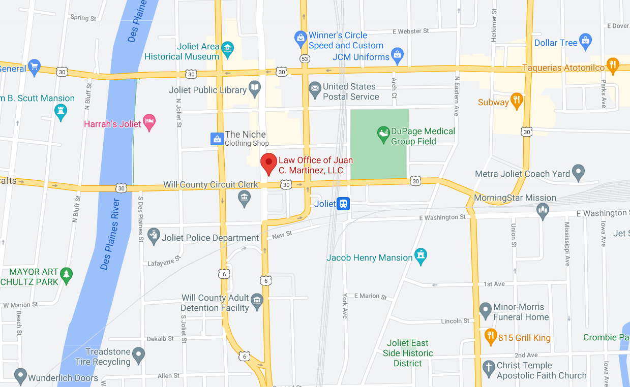 Map of Joliet Office Location